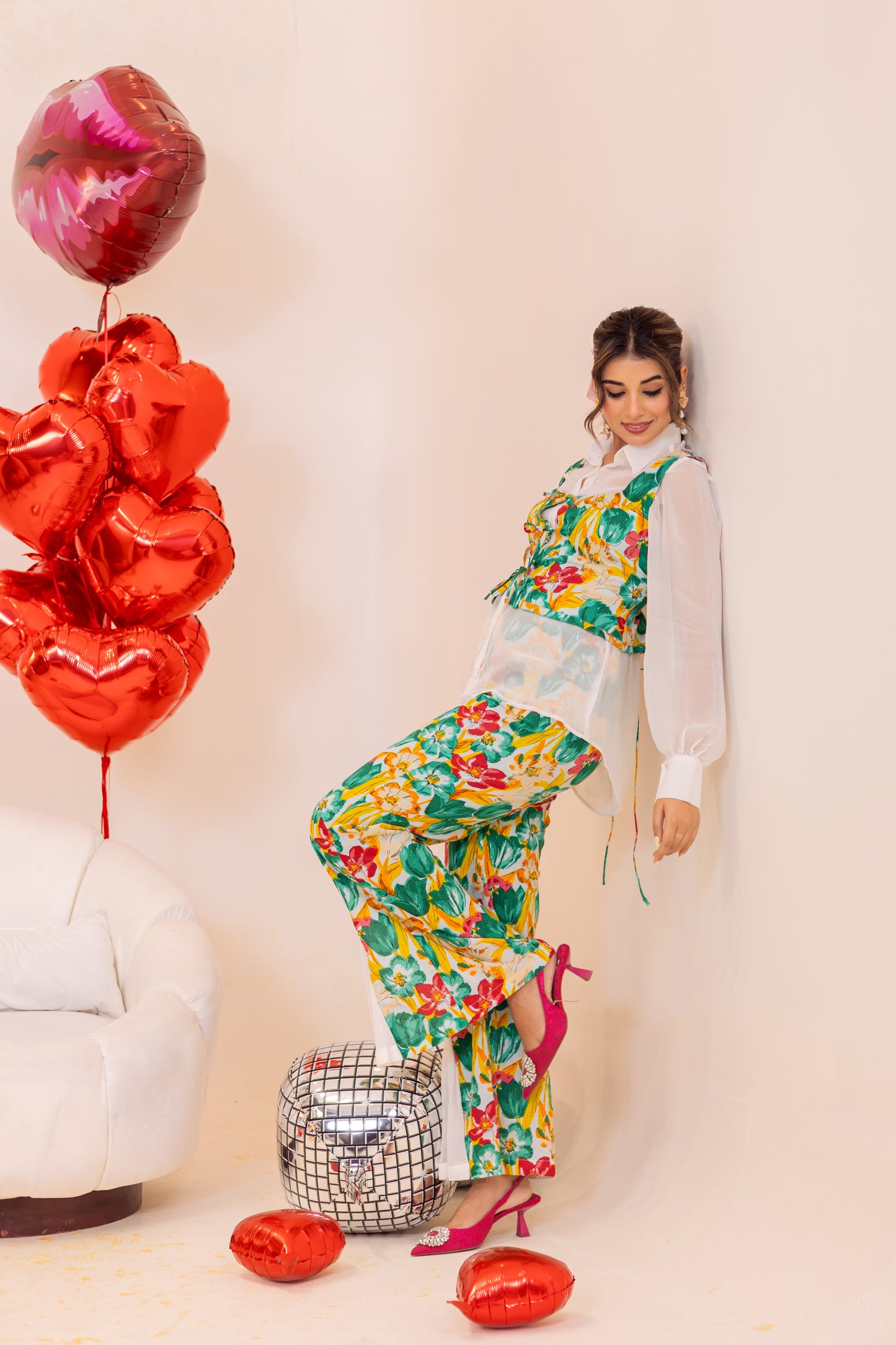 Korean multicolour co-ord set