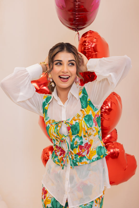 Korean multicolour co-ord set