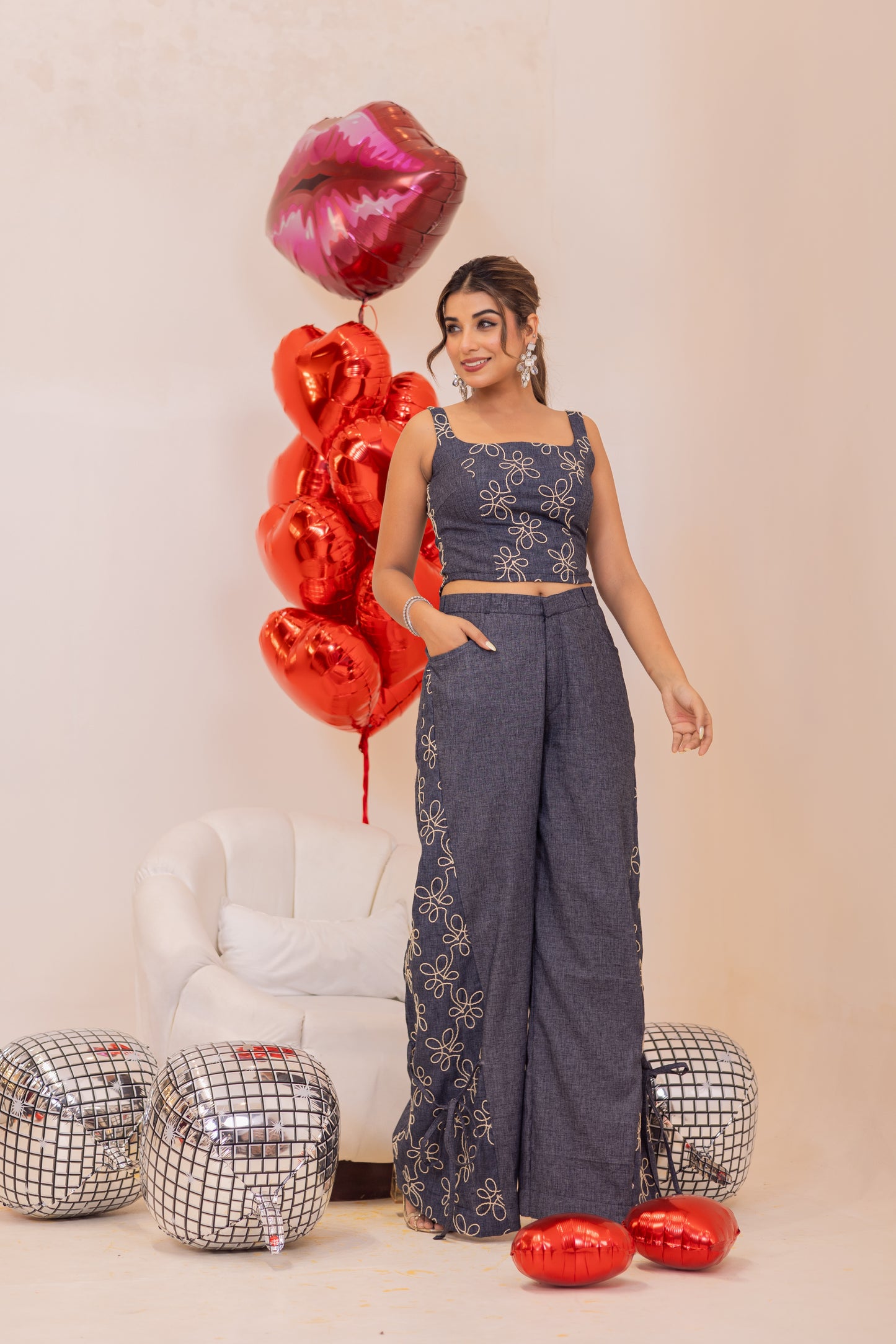 Denim co-ord set