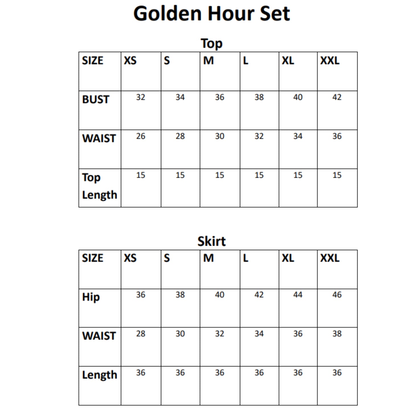 Golden hour set