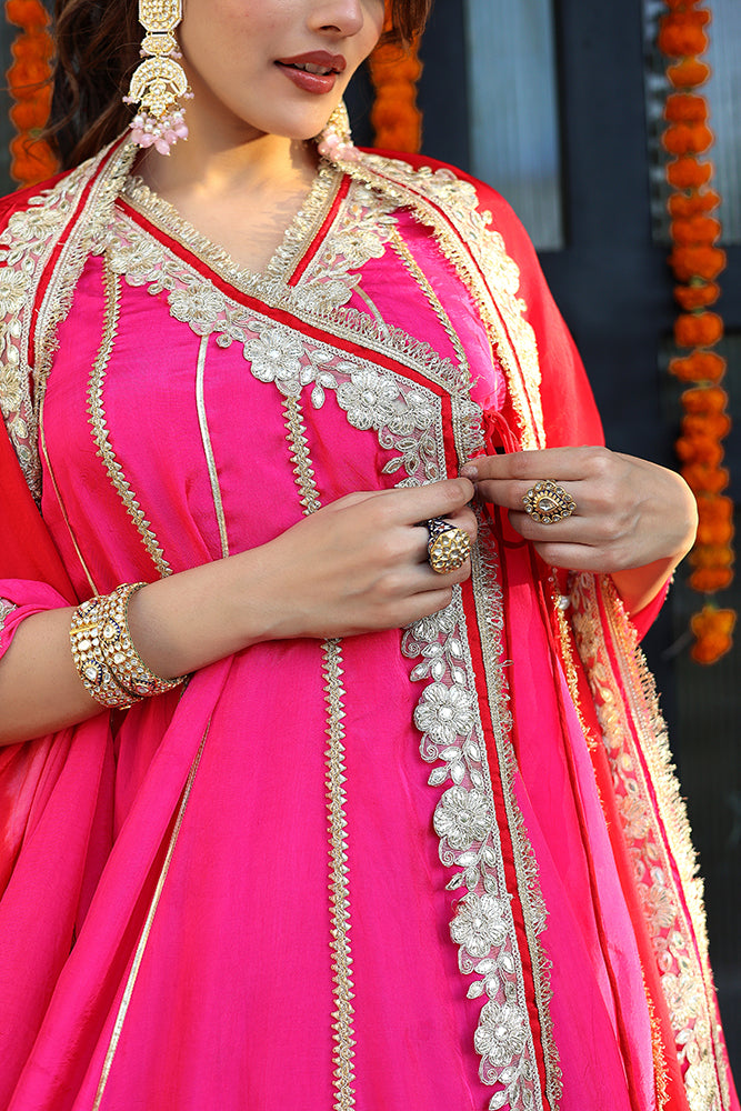 Rasiya Angrakha Suit Set (Set of 3)