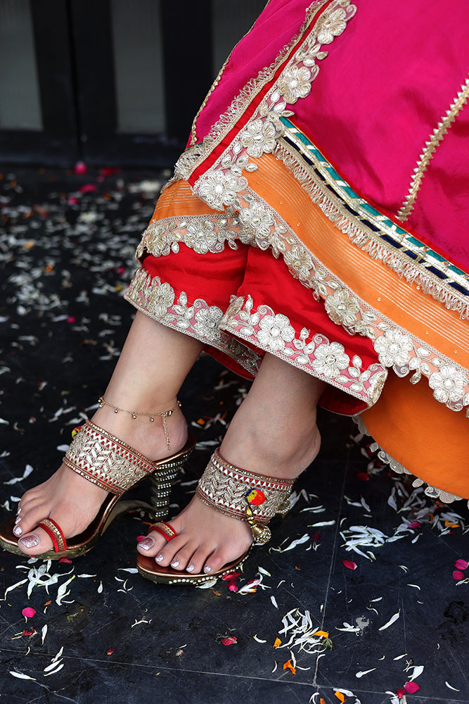 Rasiya Angrakha Suit Set (Set of 3)