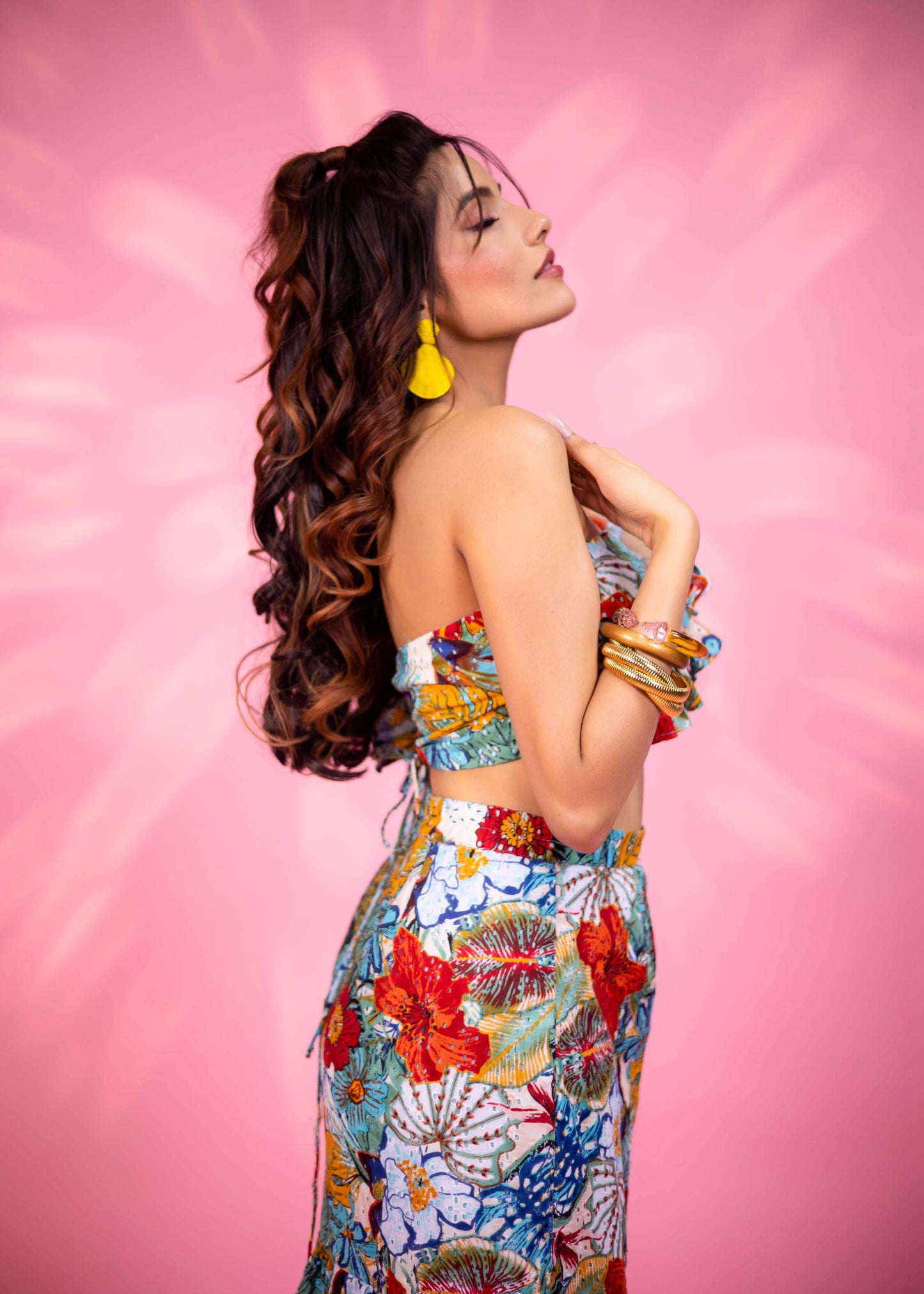 Tropical Skirt Set