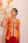 Shagun drape skirt set