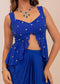 Shaarvi drape skirt set