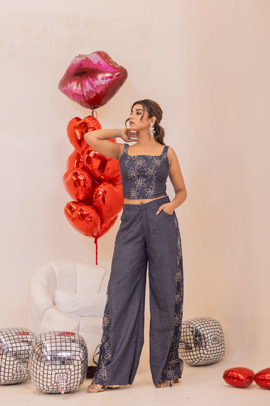 Denim co-ord set