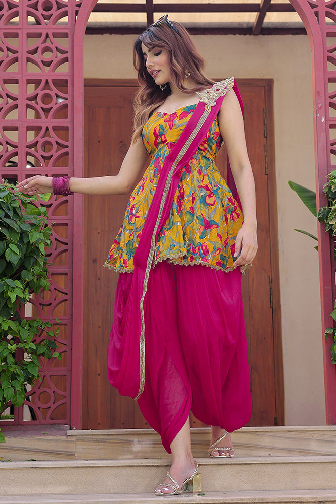 Ziva Dhoti Set