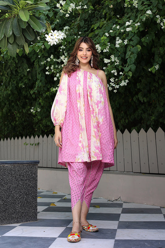 Samaira One shoulder set