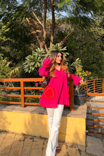 Candy Heart Kurti