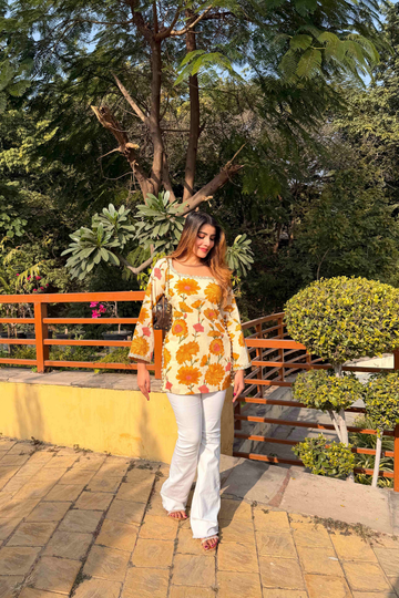 Marigold Pop Kurti