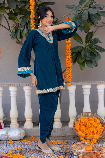 Isha Velvet Set