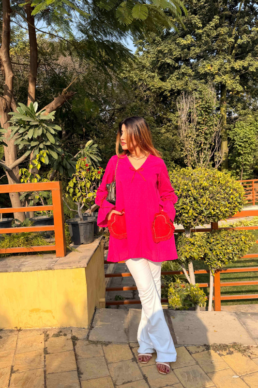Candy Heart Kurti