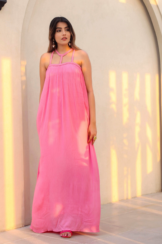Rose Braided Dress