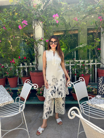 Off White Linen Co-ord set