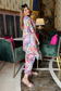 Floral Crepe Kaftan Set