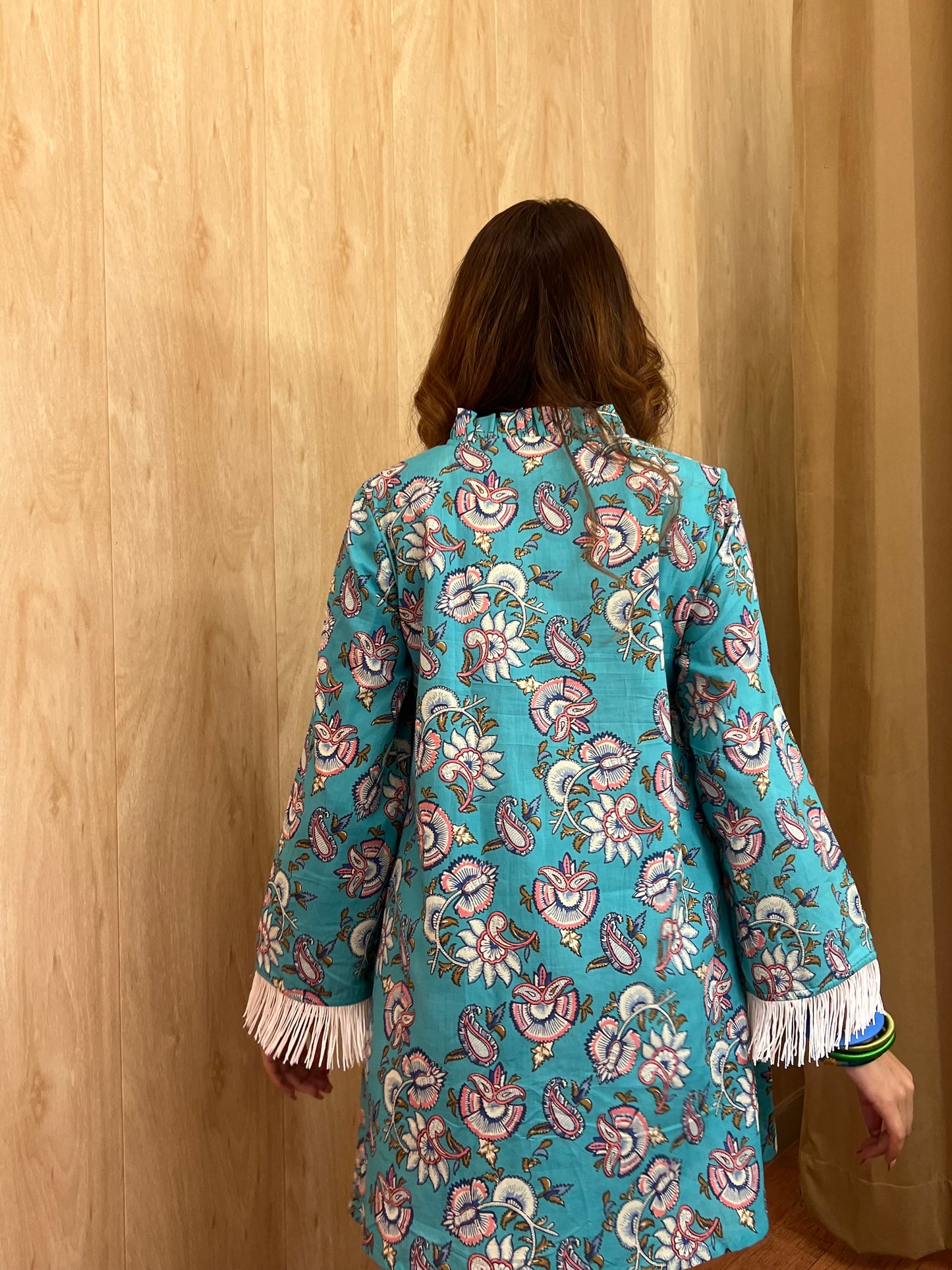 Ice blue kurti