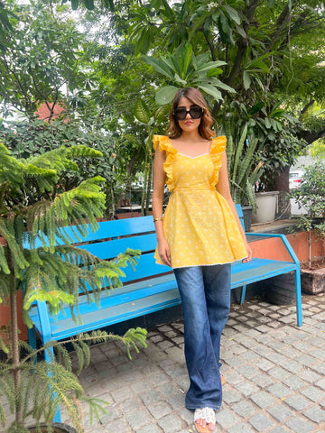 Marigold Short Kurti