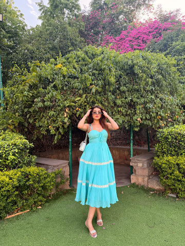 Ariel Bloom Midi Dress