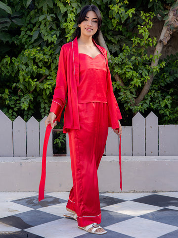 Scarlet night suit