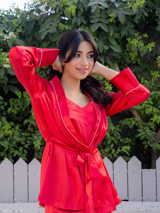 Scarlet night suit