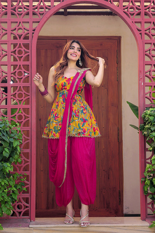 Ziva dhoti set