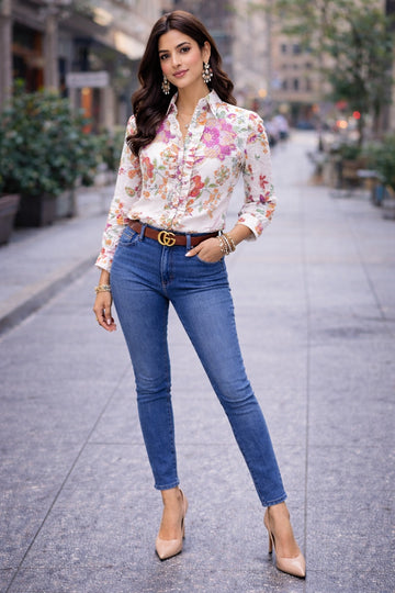 Bela ruffle shirt
